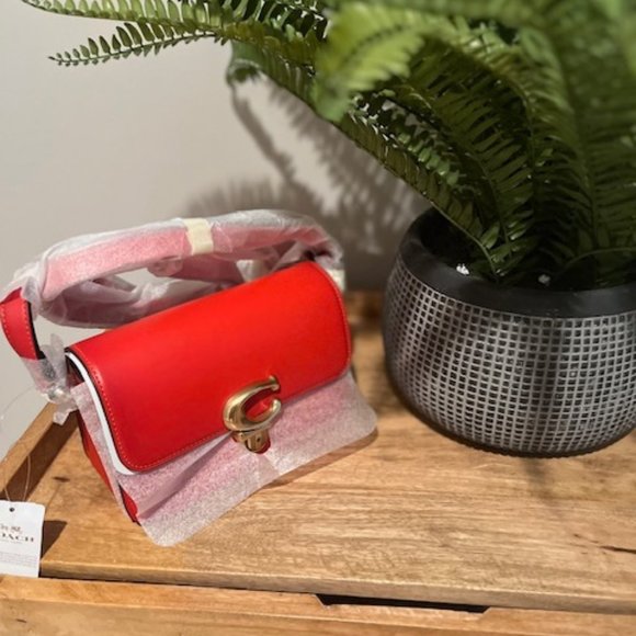 Coach Bags Coach Tabby Soft Smooth Leather Shoulder Bagsport Red